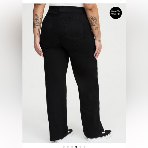 ❤️ Day Special Torrid Bombshell Wide Leg Jeans size 16 short petite - Picture 3 of 4